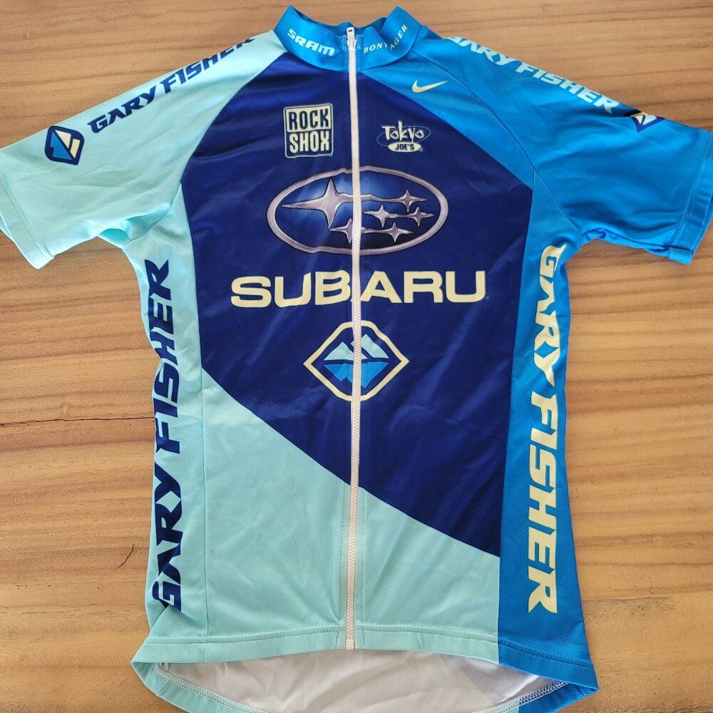 Subaru-Fisher team cycling jersey women's size XS